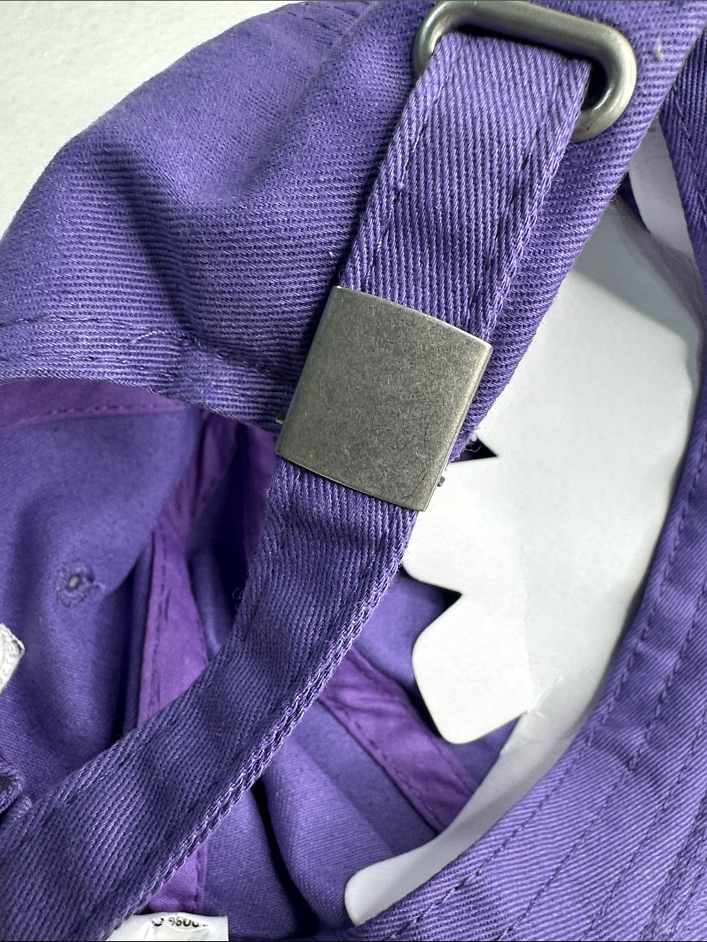 Purple Friends TV show peephole frame strapback baseball cap - Picture 15 of 15